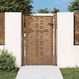 Garden Gate 100x125 cm Corten Steel Square Design 153198