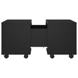Coffee Table Black Engineered wood Small Extendable 806859
