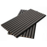 ZNTS WallArt Aku Acoustic Wall Panels Ash Oak 4 pcs 447598