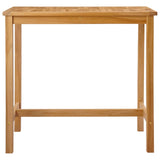 Bar Table Natural 110 x 60 x 105 cm Solid-Teak 42030007