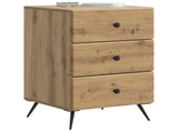 Bedside Cabinet Artisan Oak 43 x 41 x 66.5 cm Engineered Wood 895484