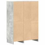 2 Piece Kitchen Cabinet Set Concrete Grey Engineered Wood 3324145