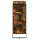 Side Cabinet Smoke Oak 96.5 x 30 x 75 cm Engineered Wood 886614
