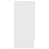 Vitrine Cabinet White 120x30.5x70 cm Engineered Wood 802786