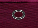 Storage Boxes with Lids 10 pcs Dark Red 32x32x32 cm Fabric 288344
