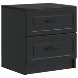Bedside Cabinet Black 43 x 34.5 x 44.5 cm Engineered Wood 895677