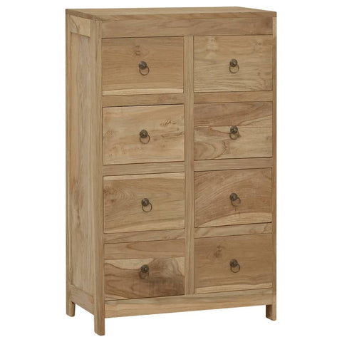 ZNTS Chest of Drawers 55x30x90 cm Solid Wood Teak 340740