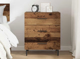 Bedside Cabinet Old Wood 40 x 40 x 66 cm Engineered Wood 882134