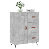 Sideboard Concrete Grey 69.5x34x90 cm Engineered Wood 830232