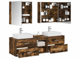 Bathroom Furniture Set 5 pcs Smoked Oak 3406811