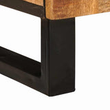 TV Cabinet with Drawer Brown 100 x 33 x 46 cm Solid Mango Wood 4018062