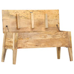 Storage Box 99x35x48 cm Solid Mango Wood 286462