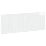 Wall-Mounted Headboard EDE High Gloss White Engineered Wood 896079