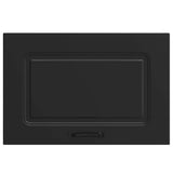 Kitchen Wall Cabinet Kalmar Black Engineered Wood 853598