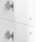 Highboard White 60x35x180 cm Engineered Wood 3276665