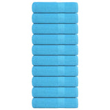 Hand Towels "FROGN" 10 pcs Turquoise 50x100 cm 360 gsm 136976