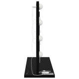 Vanity Mirror Rectangular with Mirror Black Oak 60 x 45 x 18 cm 868310
