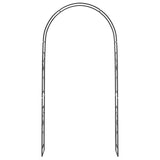 Garden Arch Floral Black 115 x 37 x 231 cm 42021351