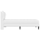 Bed Frame with Headboard White 90 x 190 cm Faux Leather 3415270