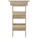 Wall Bar Table Sonoma Oak 102x45x103.5 cm Engineered Wood 811784