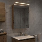 Bathroom Mirror Cabinet Artisan Oak 50 x 14.5 x 70 cm 889054