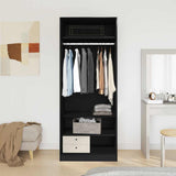 Wardrobe Artisan Oak 80 x 50 x 200 cm Engineered Wood 3378502