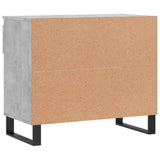 Shoe Cabinet Concrete Grey 70x36x60 cm Engineered Wood 831448