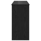 Keyboard Stand Black Oak 130 x 32 x 64 cm Engineered Wood 899480
