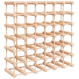 Wine Rack for 42 Bottles 68.5x23x68.5 cm Solid Wood Pine 353752