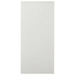 Sliding Door Cabinet Light Grey 90x40x90 cm Steel 335955