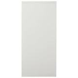 Sliding Door Cabinet Light Grey 90x40x90 cm Steel 335955