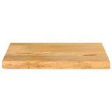 Table Top Live Edge 60x40x3,8 cm Solid Wood Mango 370488