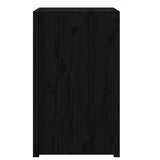 Outdoor Kitchen Cabinet MEPPEL Black 55x55x92 cm Solid Wood Pine 832343