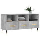 TV Cabinet Concrete Grey 102x36x50 cm Engineered Wood 829016