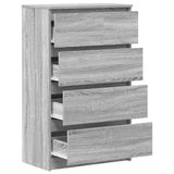 Sideboard Grey Sonoma 60x35x98.5 cm Engineered Wood 815076