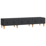 TV Cabinet with Drawer Black 147 x 34.5 x 30 cm Engineered Wood 894246