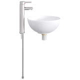 Bathroom Wash Basin Chrome 32 x 32 x 13 cm Metal 890242