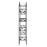 Garden Arch Black 116x45x240 cm Steel 319350