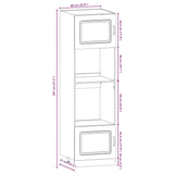 7 Piece Kitchen Cabinet Set Kalmar Brown Oak Engineered Wood 3314738