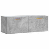 Wall Cabinet Concrete Grey 100x36.5x35 cm Engineered Wood 830120