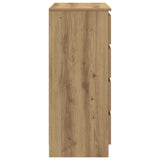 Sideboard with Drawers Artisan Oak 71x35x84 cm Engineered Wood 861588