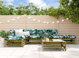 6 Piece Garden Lounge Set Impregnated Wood Pine 3186332