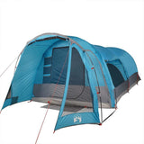 Family Tent Tunnel 8-Person Blue Waterproof 94735