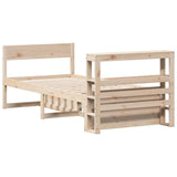 Bed Frame without Mattress 100x200 cm Solid Wood Pine 3306387
