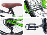 Kids Bike 20'' 6-Speed for 6-11 Years Old Green 42009389