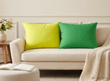 Cushion with Pillow HEERLEN 6 pcs Bright Green Polyester 926639