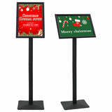 Pedestal Poster Stand Silver A3 Cast Iron 42020977