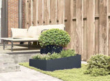 Garden Planter Anthracite 60 x 60 x 50 cm Cold-rolled Steel 873573