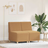 Modular Sofa Unit Armless 2 pcs Beige 55 x 74 x 82 cm 3399787