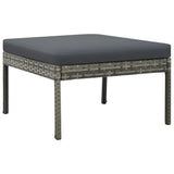Garden Lounge Set Grey PE rattan Large Modular 313135